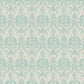 Find 1014-001819 Kismet Turquoise Waverly Turquoise Petite Damask Wallpaper A Street Prints Wallpaper