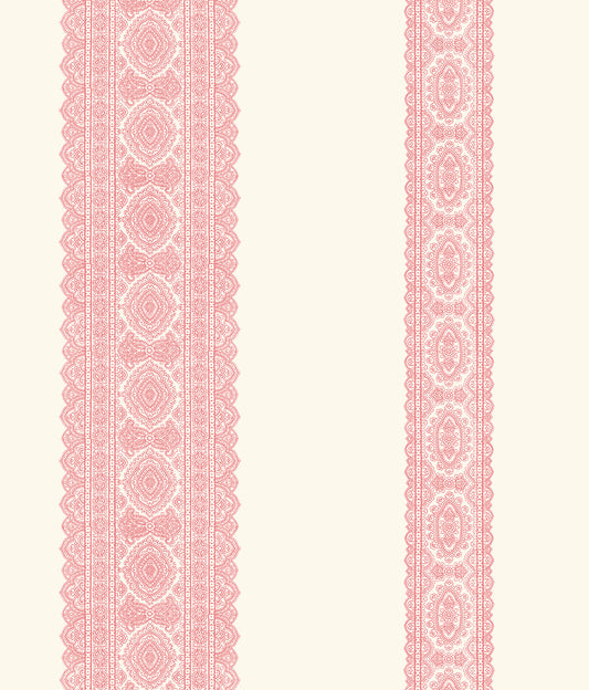 Order 1014-001831 Kismet Pink Brynn Pink Paisley Stripe Wallpaper A Street Prints Wallpaper