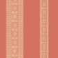 Shop 1014-001833 Kismet Coral Brynn Coral Paisley Stripe Wallpaper A Street Prints Wallpaper