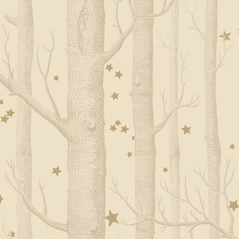 Purchase 103/11049 Cs Woods And Stars Buff And Gold By Cole and Son Wallpaper