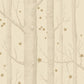 View 103/11049 Cs Woods And Stars Buff And Gold By Cole and Son Wallpaper