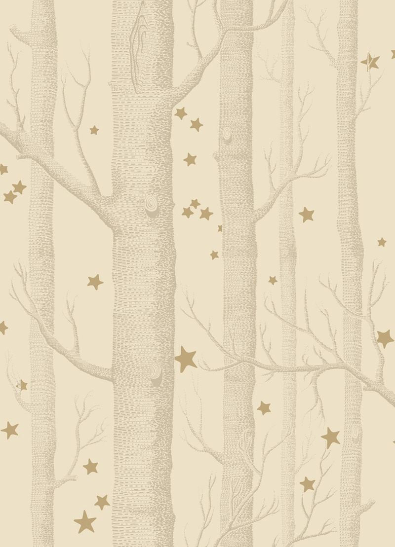 View 103/11049 Cs Woods And Stars Buff And Gold By Cole and Son Wallpaper