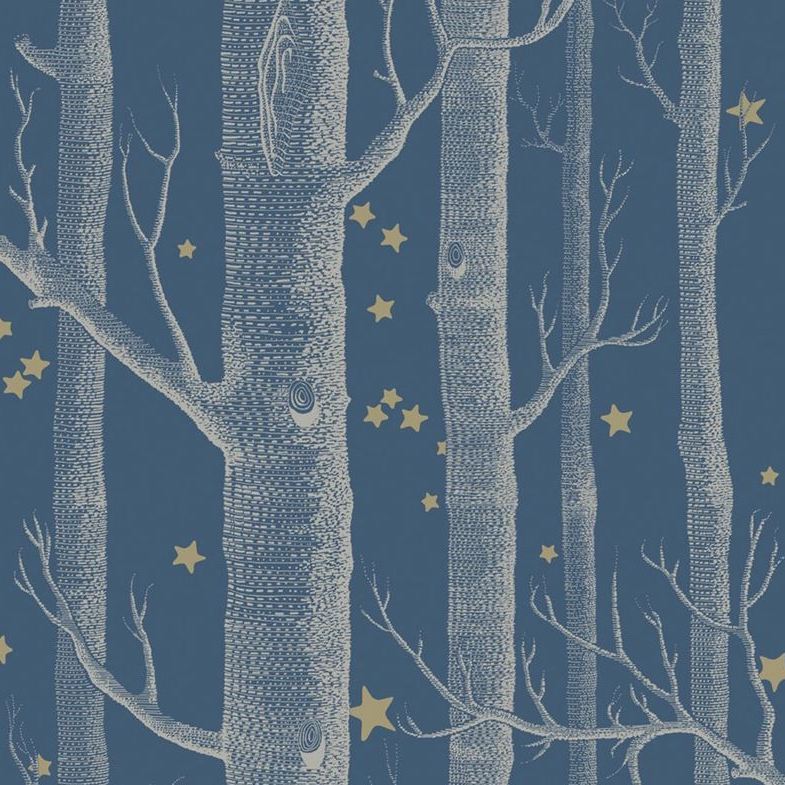 Acquire 103/1105/2 Cs Woods And Stars Midnight By Cole and Son Wallpaper