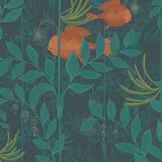 Acquire 103/4019 Cs Nautilus Dark Green By Cole and Son Wallpaper
