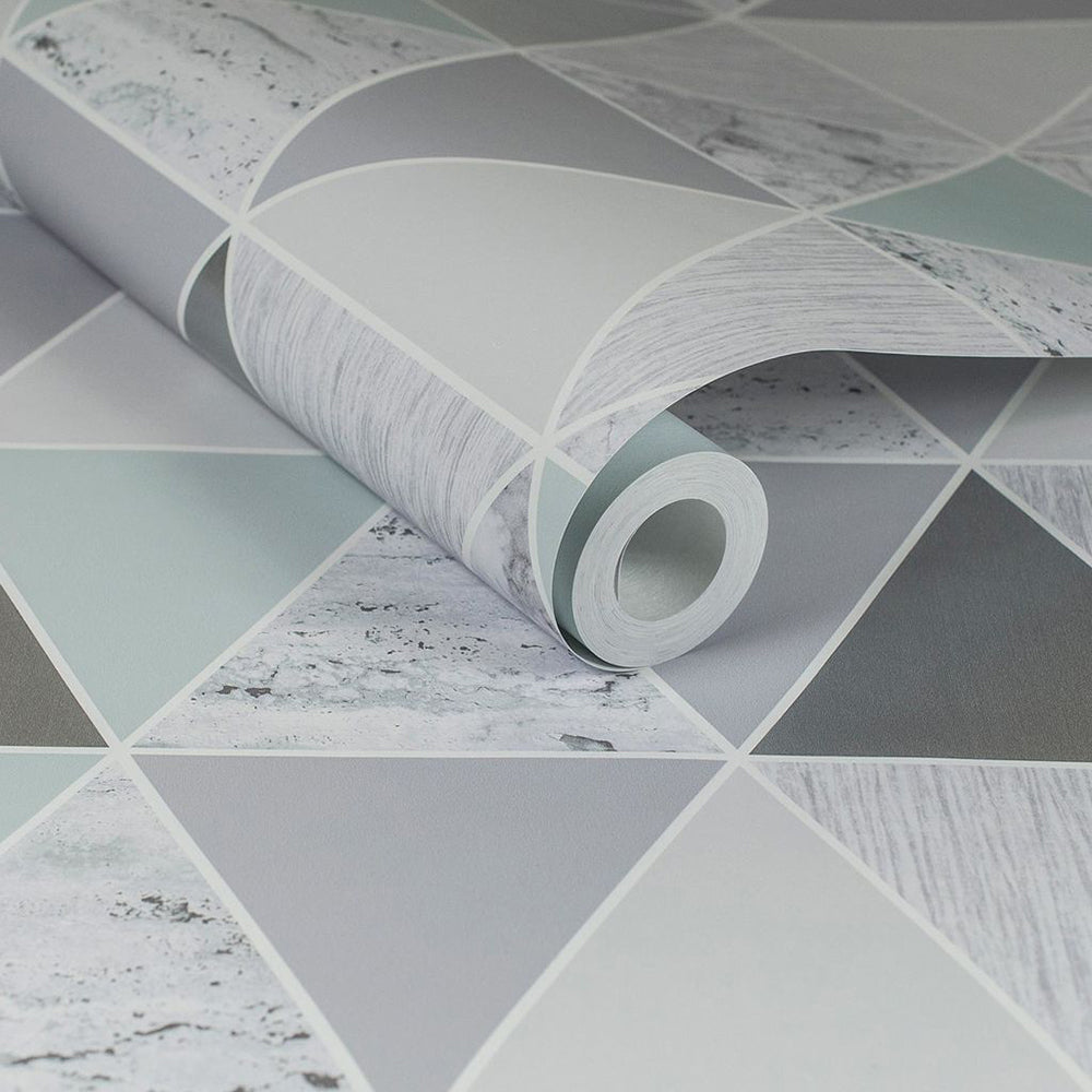 View Graham & Brown Wallpaper Mint Reflections Removable Wallpaper_3