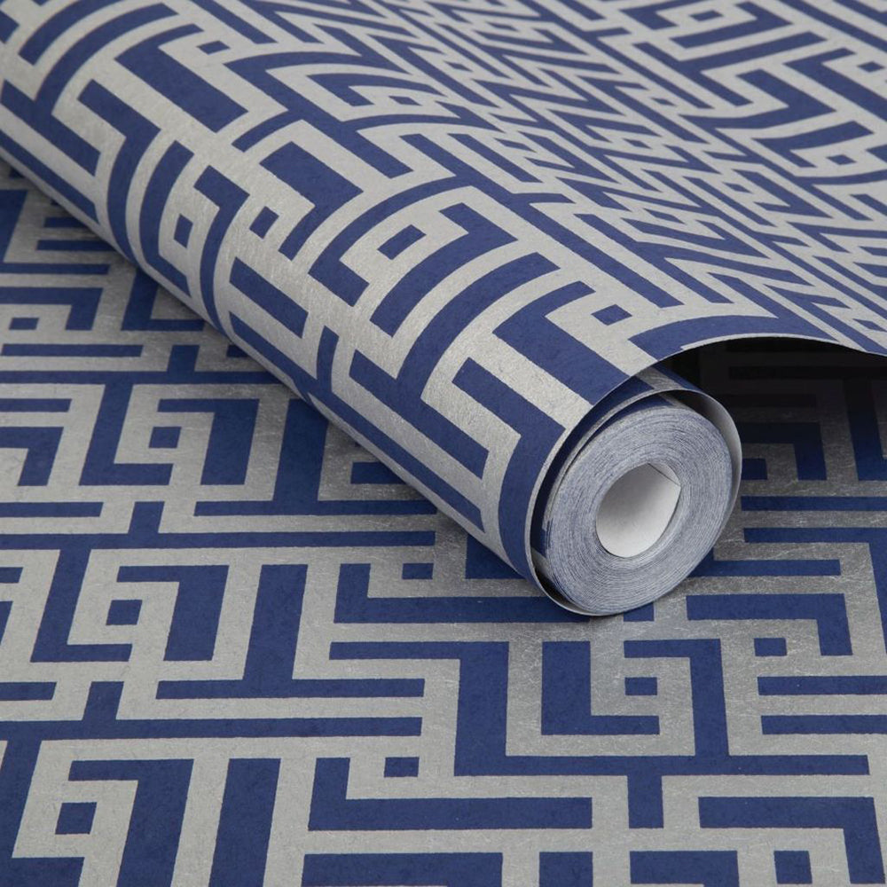 Select Graham & Brown Wallpaper Zen Cobalt Removable Wallpaper_3