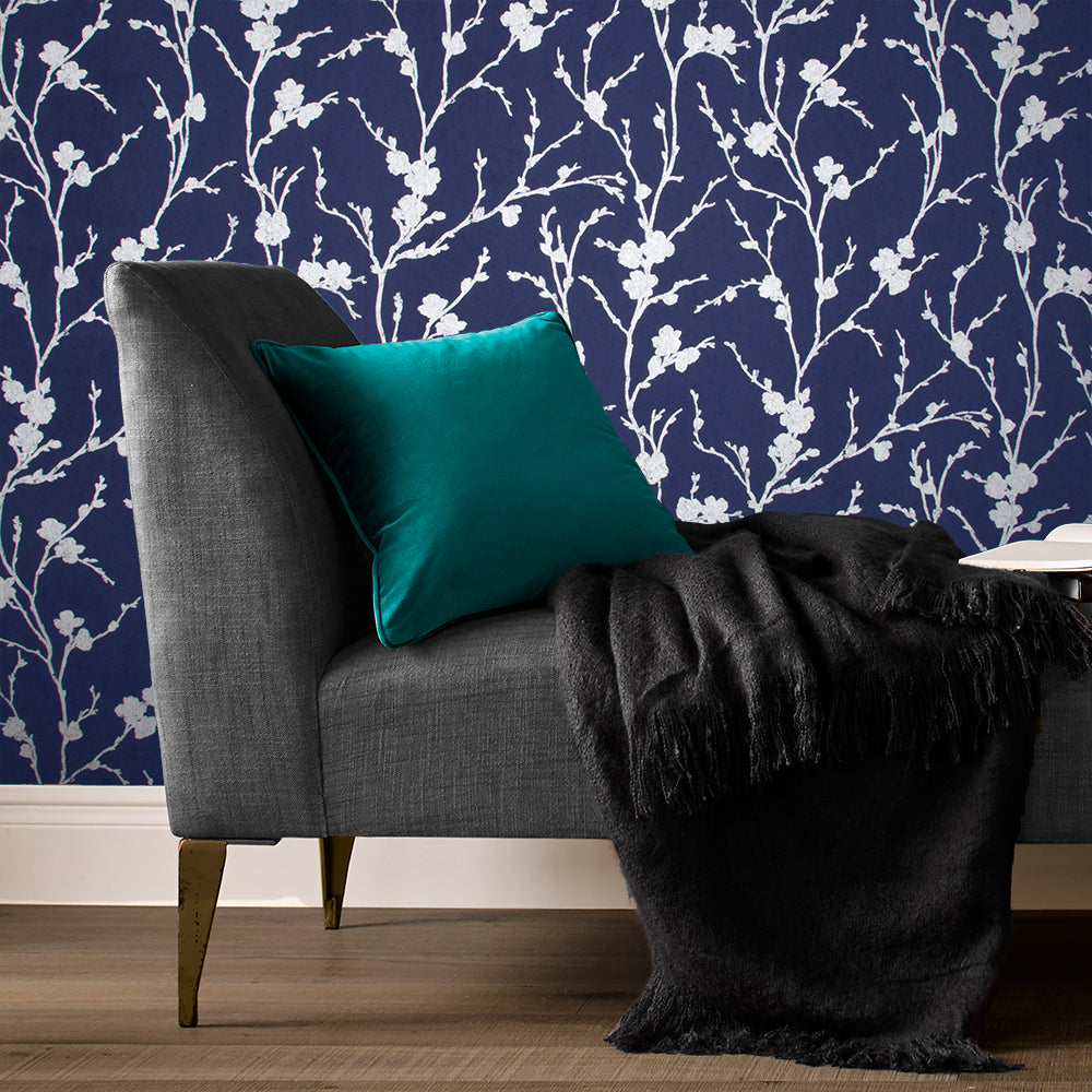 Save on Graham & Brown Wallpaper Meiying Cobalt Removable Wallpaper_2