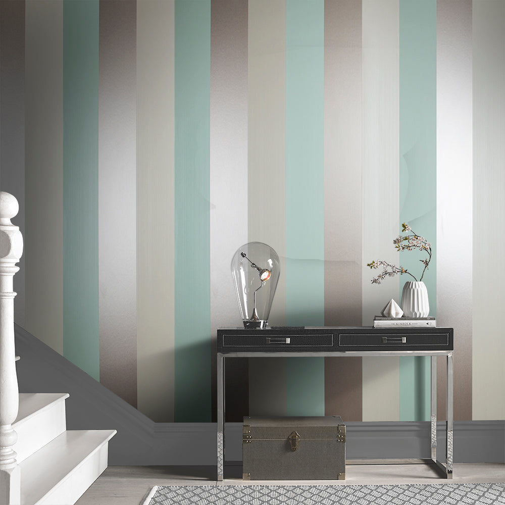 View Graham & Brown Wallpaper Figaro Mint Removable Wallpaper_2