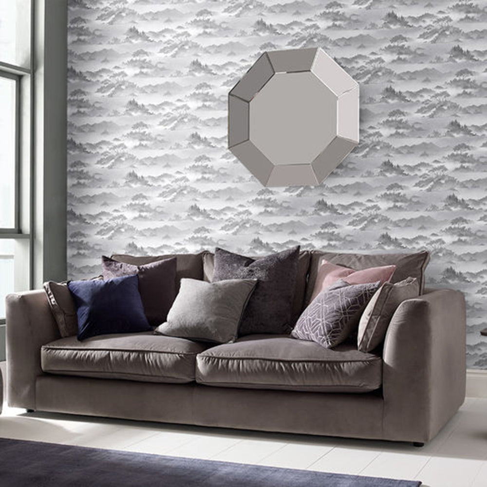 Search Graham & Brown Wallpaper Atmosphere Shadow Removable Wallpaper_2