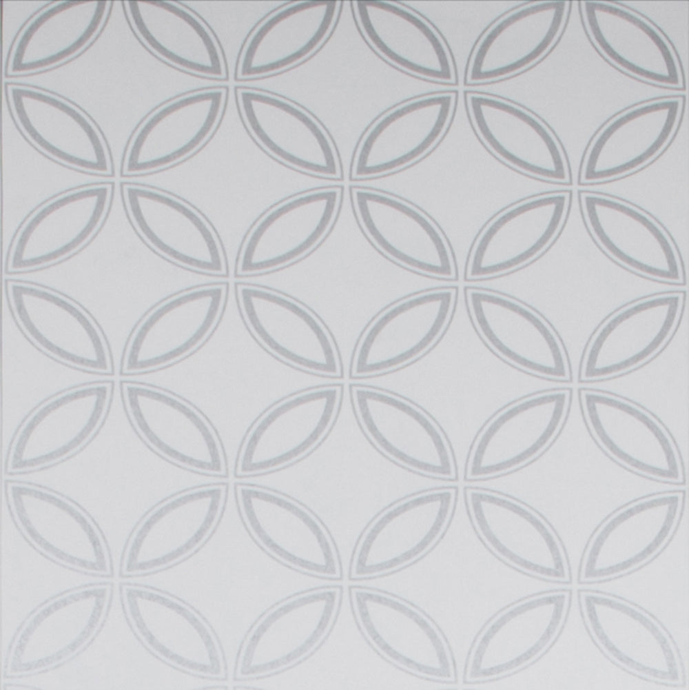 Purchase Graham & Brown Wallpaper Eternity White and Silver Removable Wallpaper