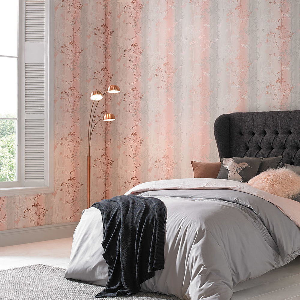 Acquire Graham & Brown Wallpaper Wild Flower Blush Removable Wallpaper_2