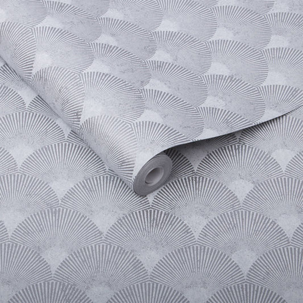 Save on Graham & Brown Wallpaper Fan Silver Removable Wallpaper_3