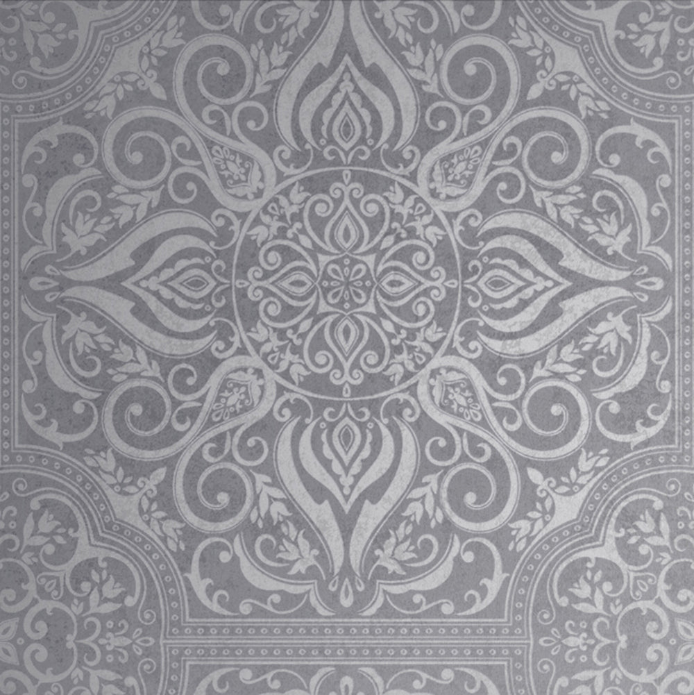 Shop Graham & Brown Wallpaper Souk Tile Pewter Removable Wallpaper