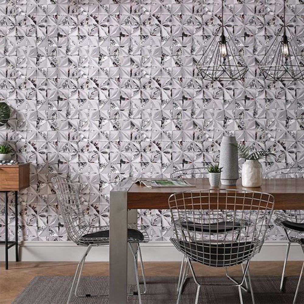 Order Graham & Brown Wallpaper Stroma Origami Removable Wallpaper_2