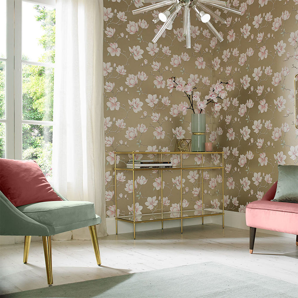 Buy Graham & Brown Wallpaper Pierre Pink Removable Wallpaper_2