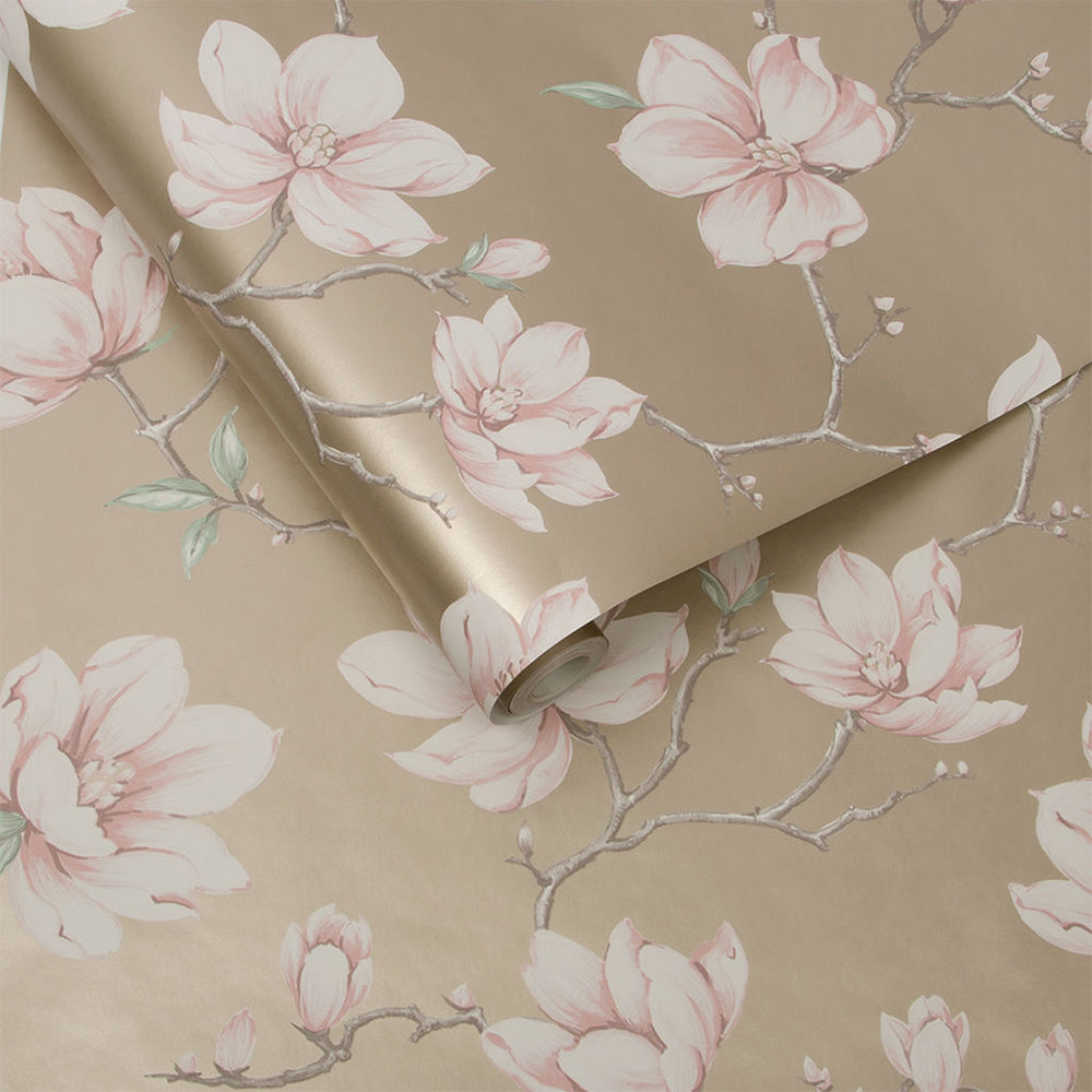 Buy Graham & Brown Wallpaper Pierre Pink Removable Wallpaper_3