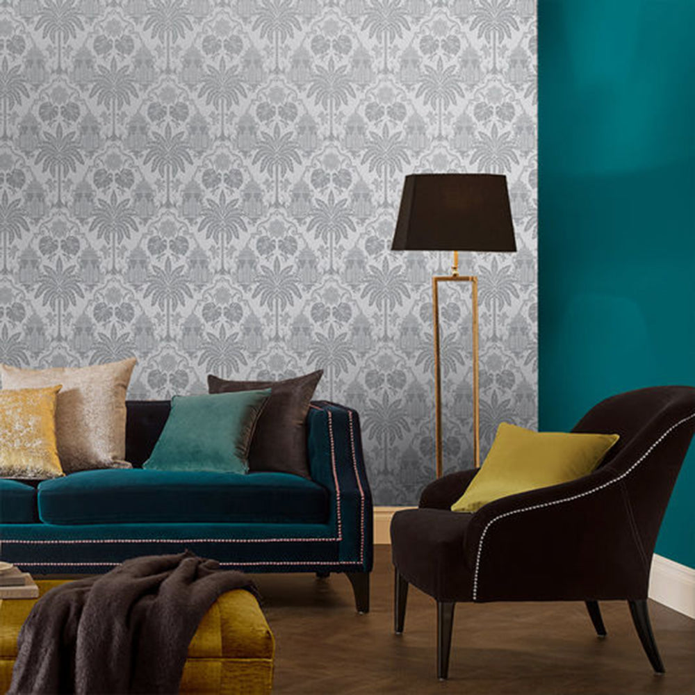 Save on Graham & Brown Wallpaper Imperial Grey Removable Wallpaper_2