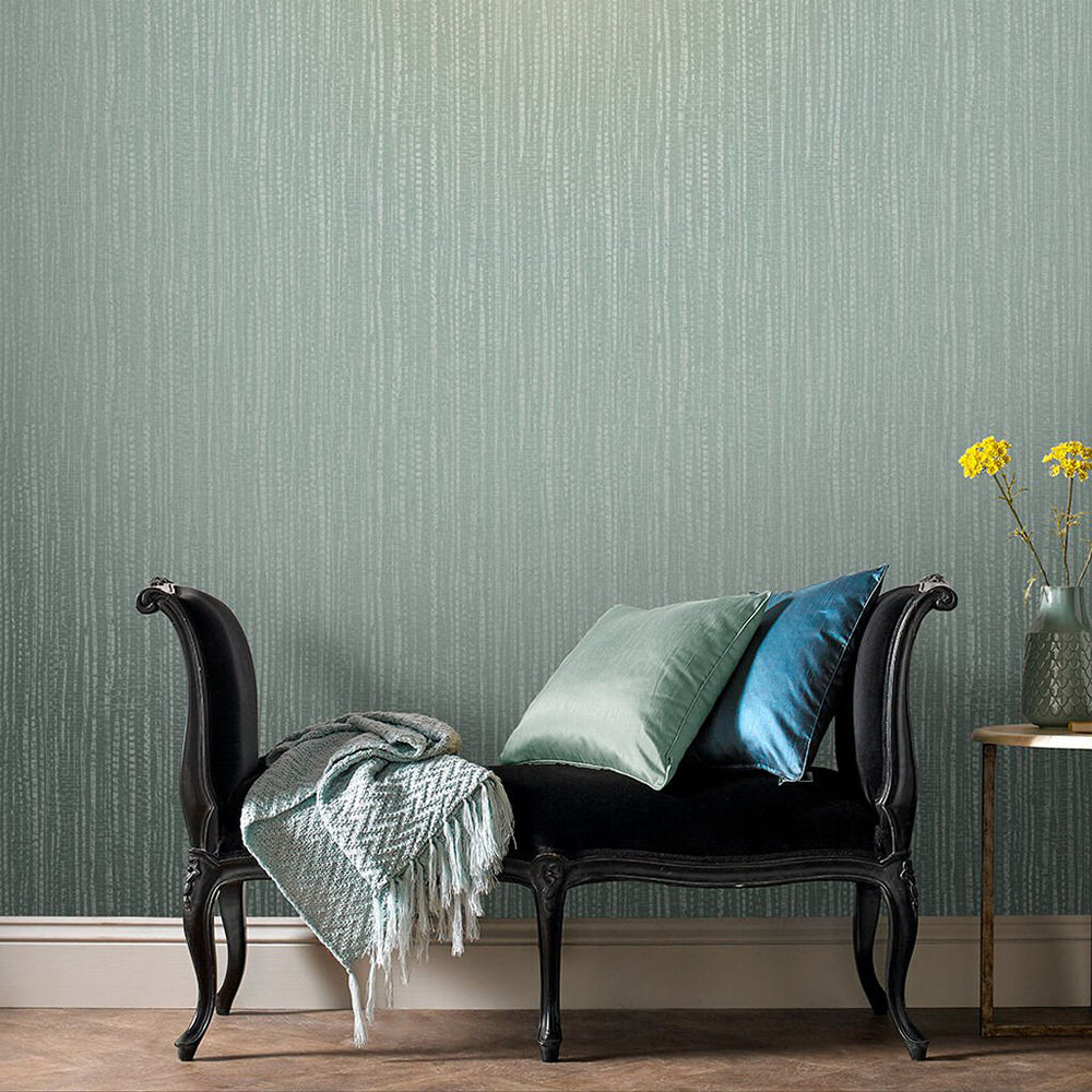 Purchase Graham & Brown Wallpaper Bamboo Texture Green Removable Wallpaper_2