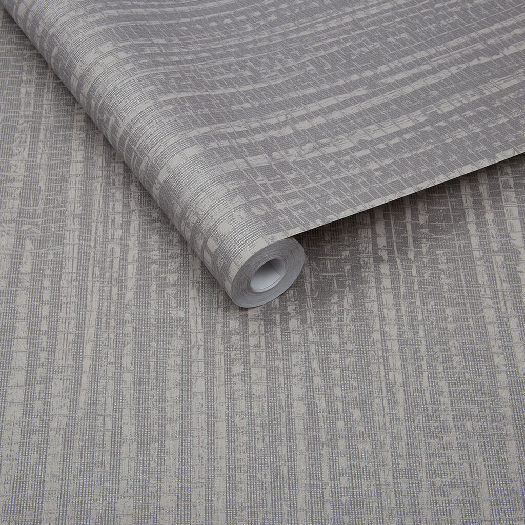 Select Graham & Brown Wallpaper Bamboo Texture Silver Removable Wallpaper_3