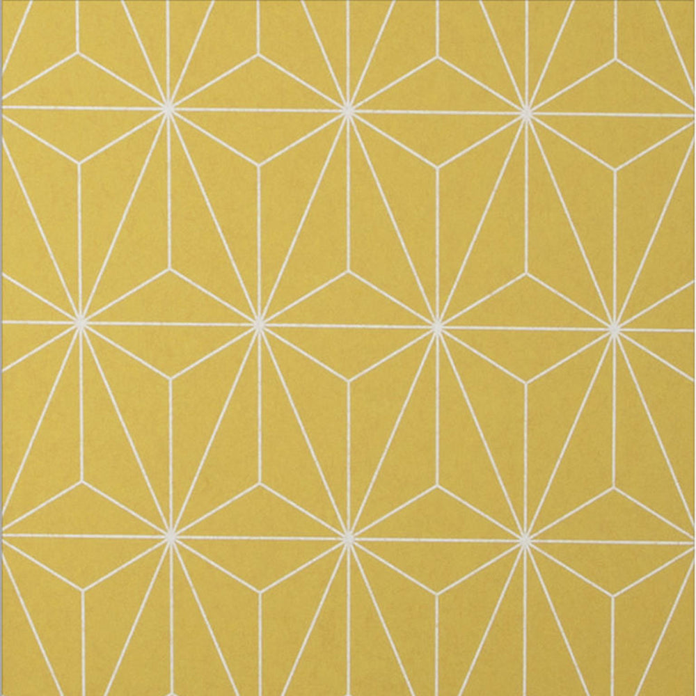 Purchase Graham & Brown Wallpaper Prism Yellow Removable Wallpaper