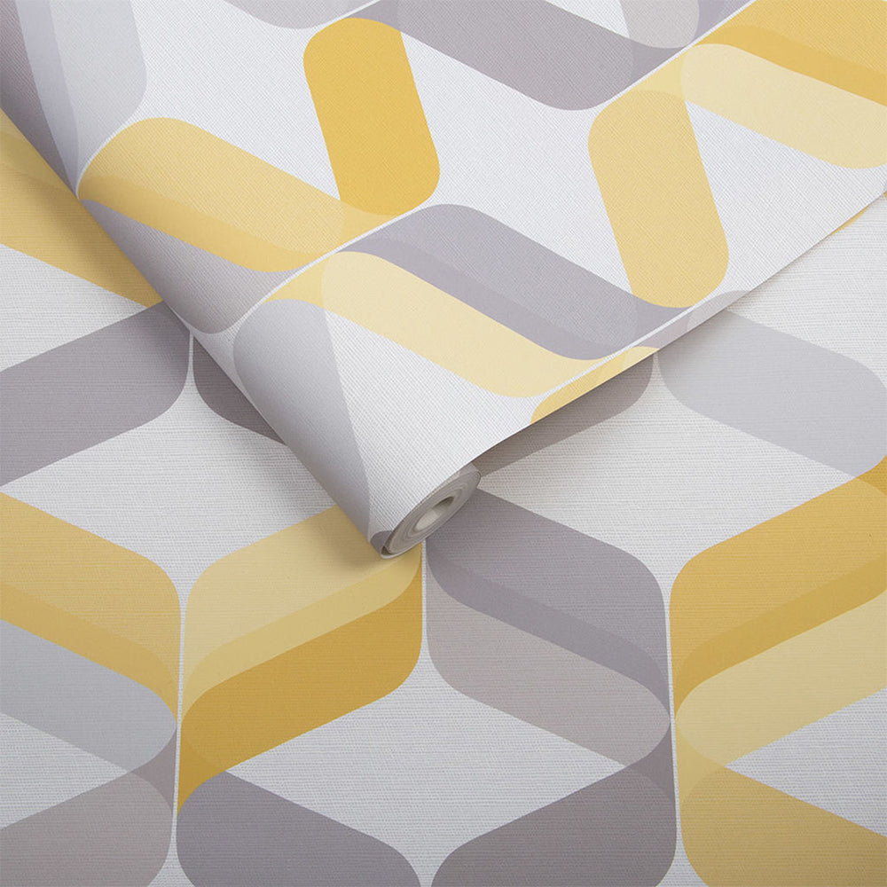 Shop Graham & Brown Wallpaper Retro Lemon Removable Wallpaper_3