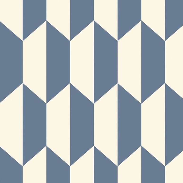 View 105/12054 Cs Tile Blue And White By Cole and Son Wallpaper