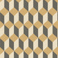 Order 105/7030 Cs Delano Gold And Black By Cole and Son Wallpaper