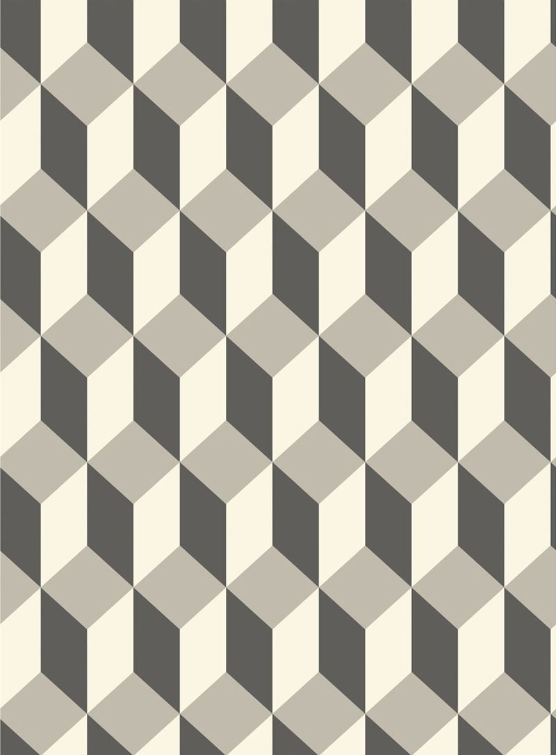 Acquire 105/7031 Cs Delano Grey And Black By Cole and Son Wallpaper