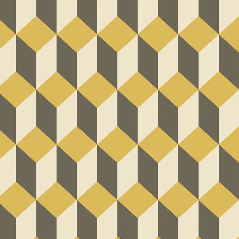 Search 105/7032 Cs Delano Yellow And Black By Cole and Son Wallpaper