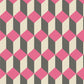 Buy 105/7033 Cs Delano Pink And Black By Cole and Son Wallpaper