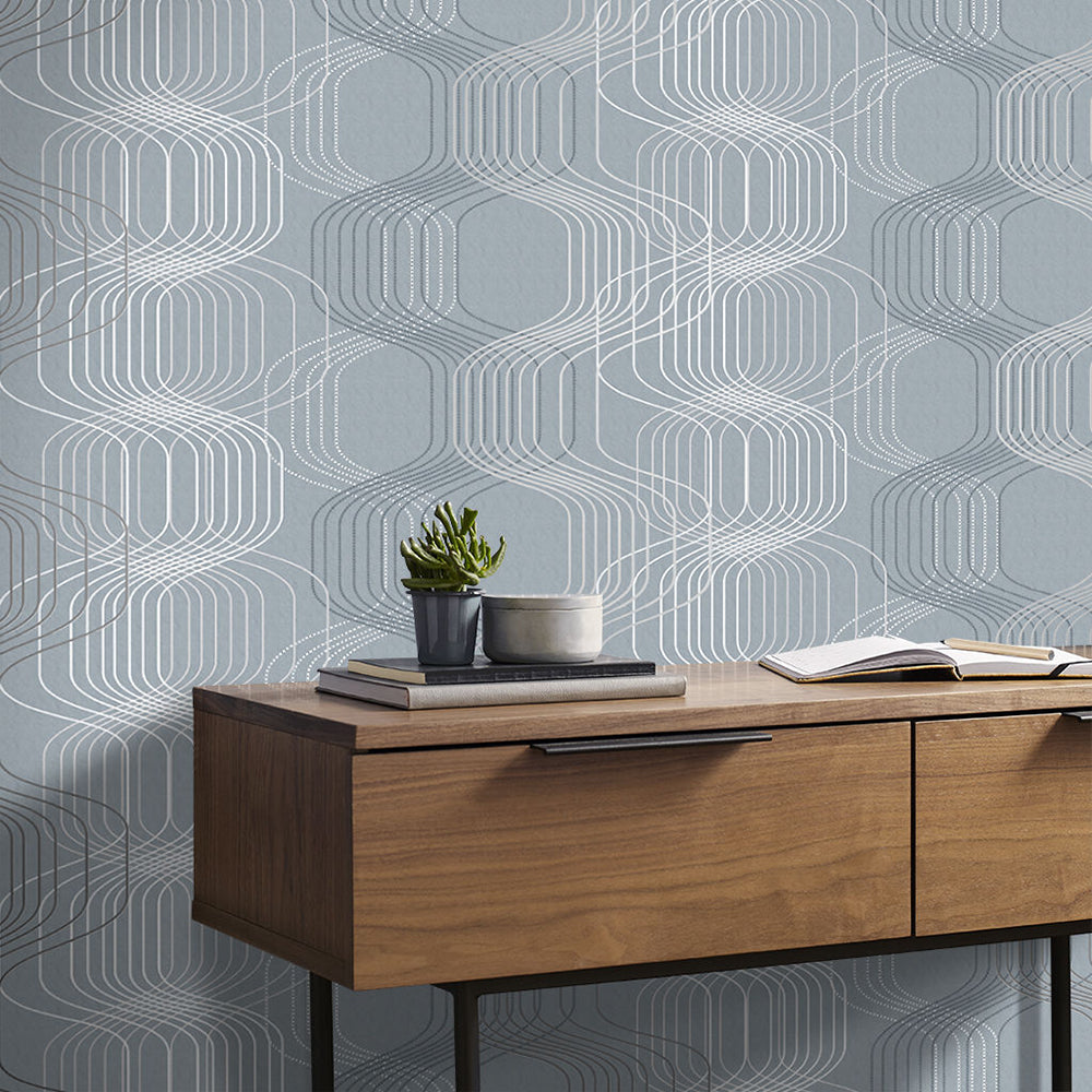 Find Graham & Brown Wallpaper Revival Denim Removable Wallpaper_2