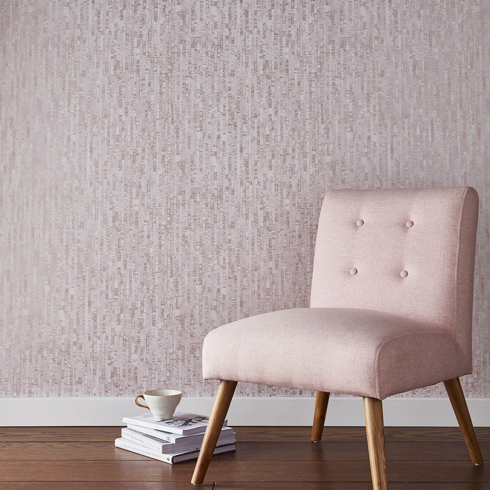 Search Graham & Brown Wallpaper Betula Blush and Rose Gold Removable Wallpaper_2