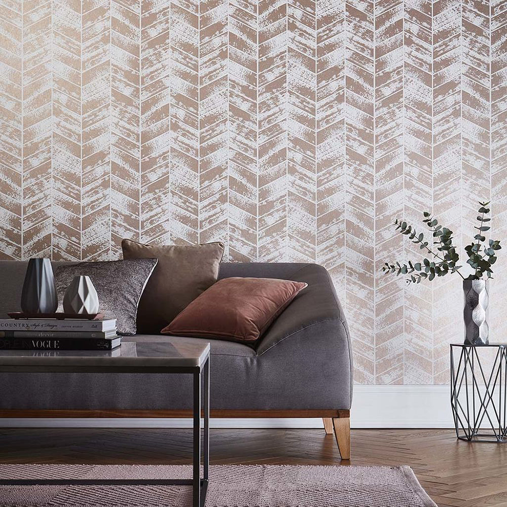 Save on Graham & Brown Wallpaper Insignia Rose Gold Removable Wallpaper_2