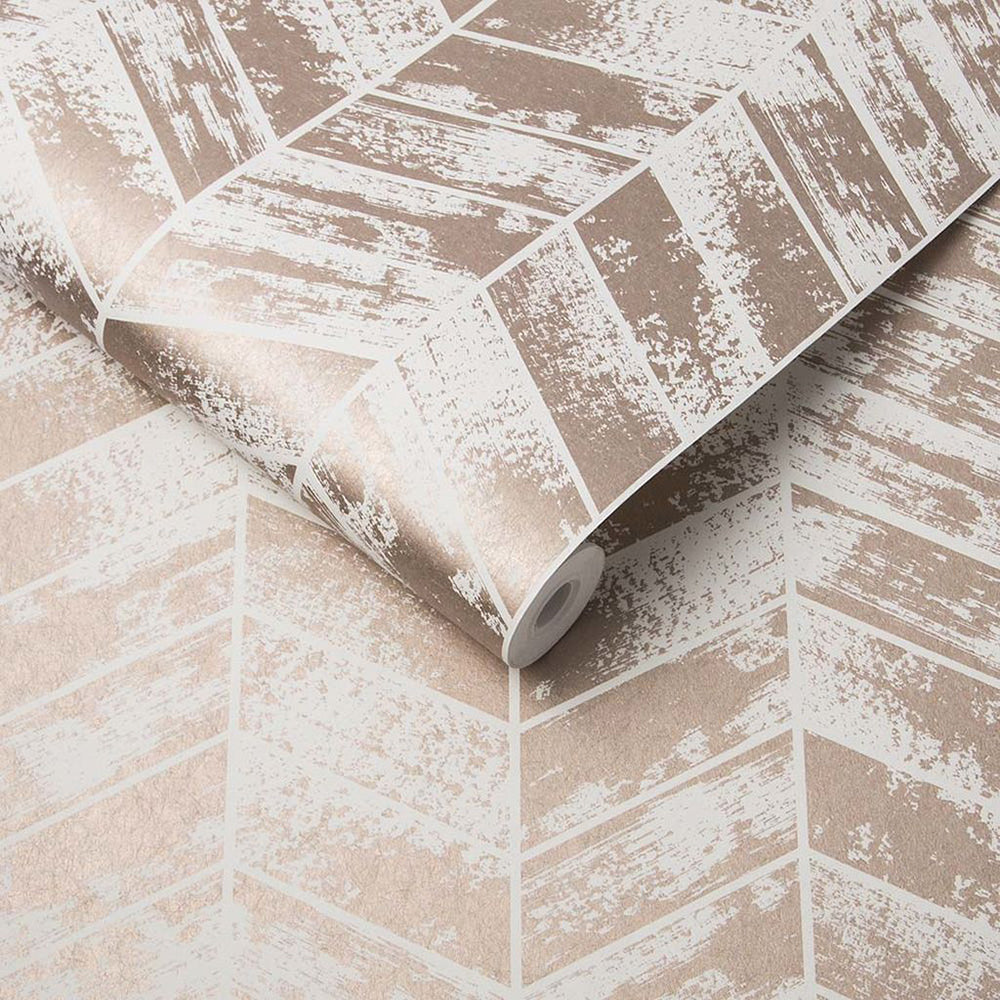 Save on Graham & Brown Wallpaper Insignia Rose Gold Removable Wallpaper_3