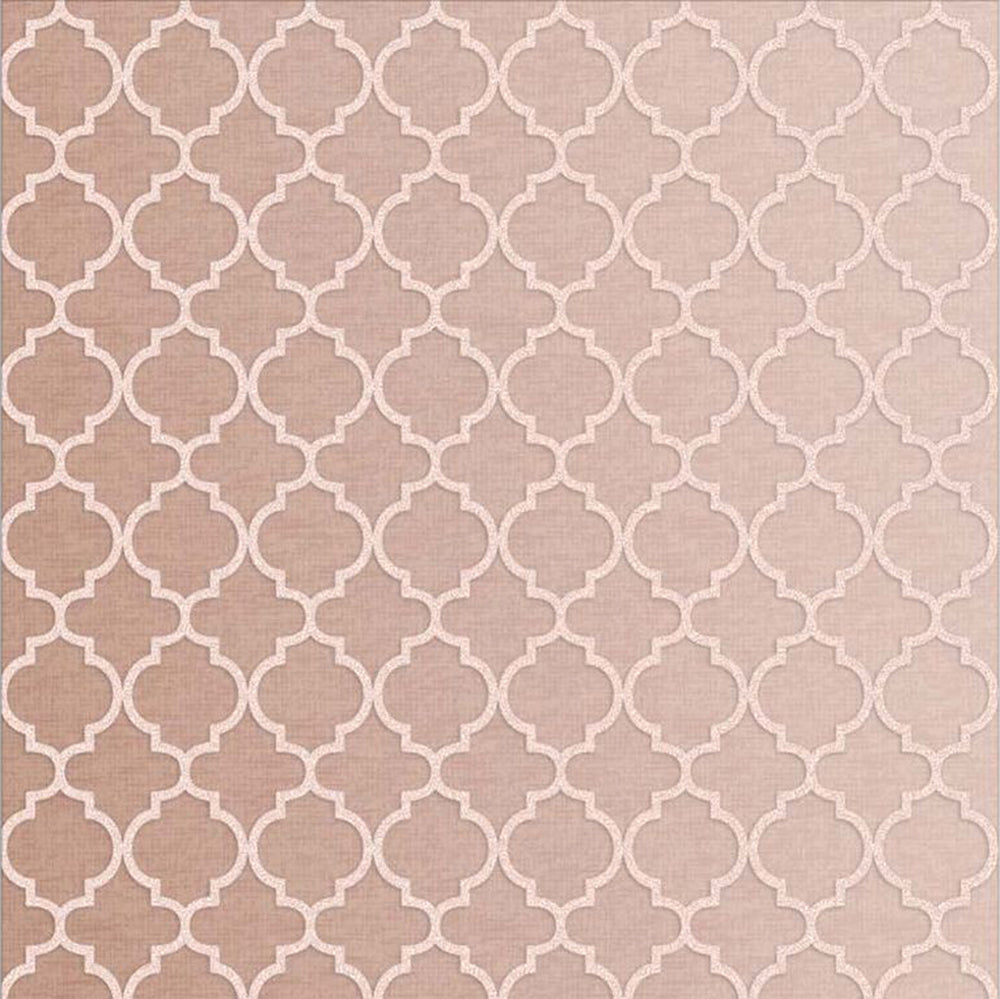 Acquire Graham & Brown Wallpaper Trelliage Bead Rose Gold Removable Wallpaper