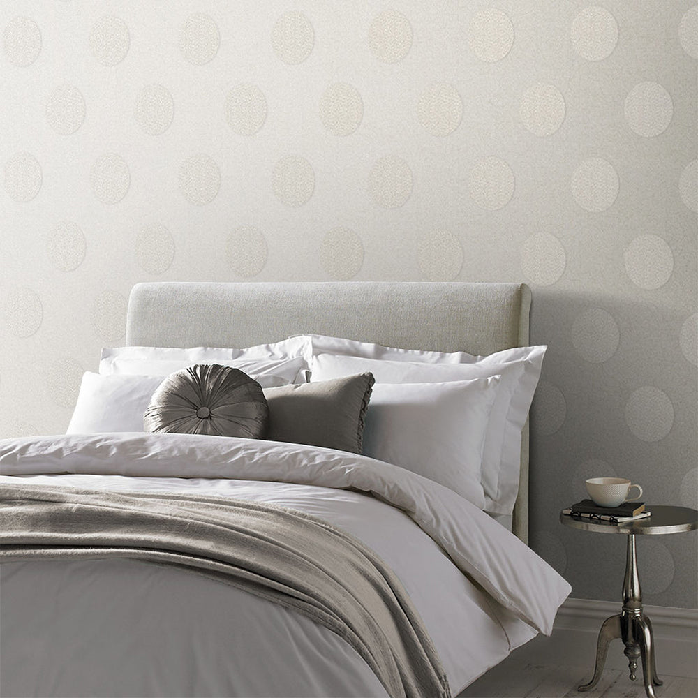 Looking for Graham & Brown Wallpaper Polka Diamond Bead Removable Wallpaper_2