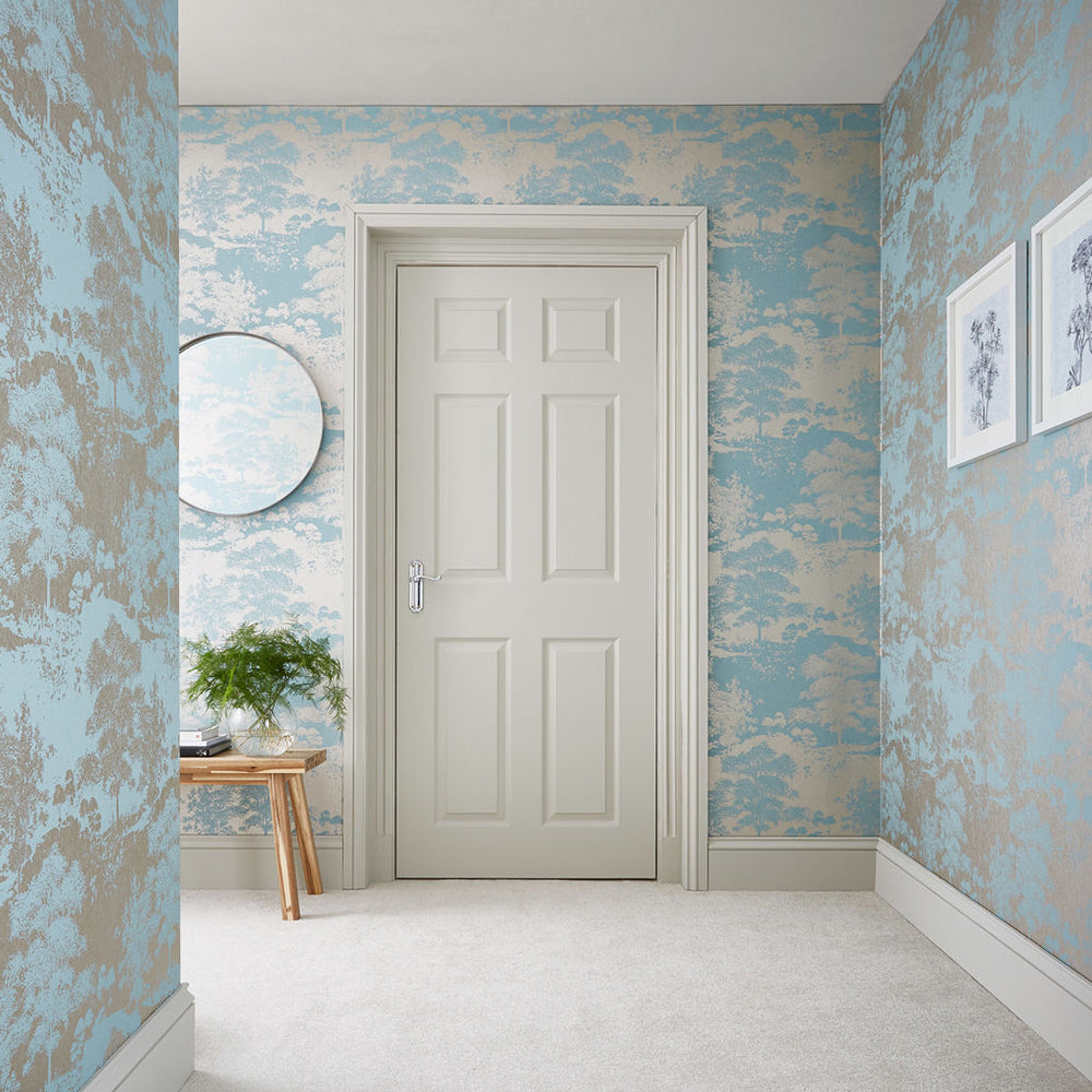 Graham ＆ Brown Meadow Trees Removable Paste The Wall Wallpaper