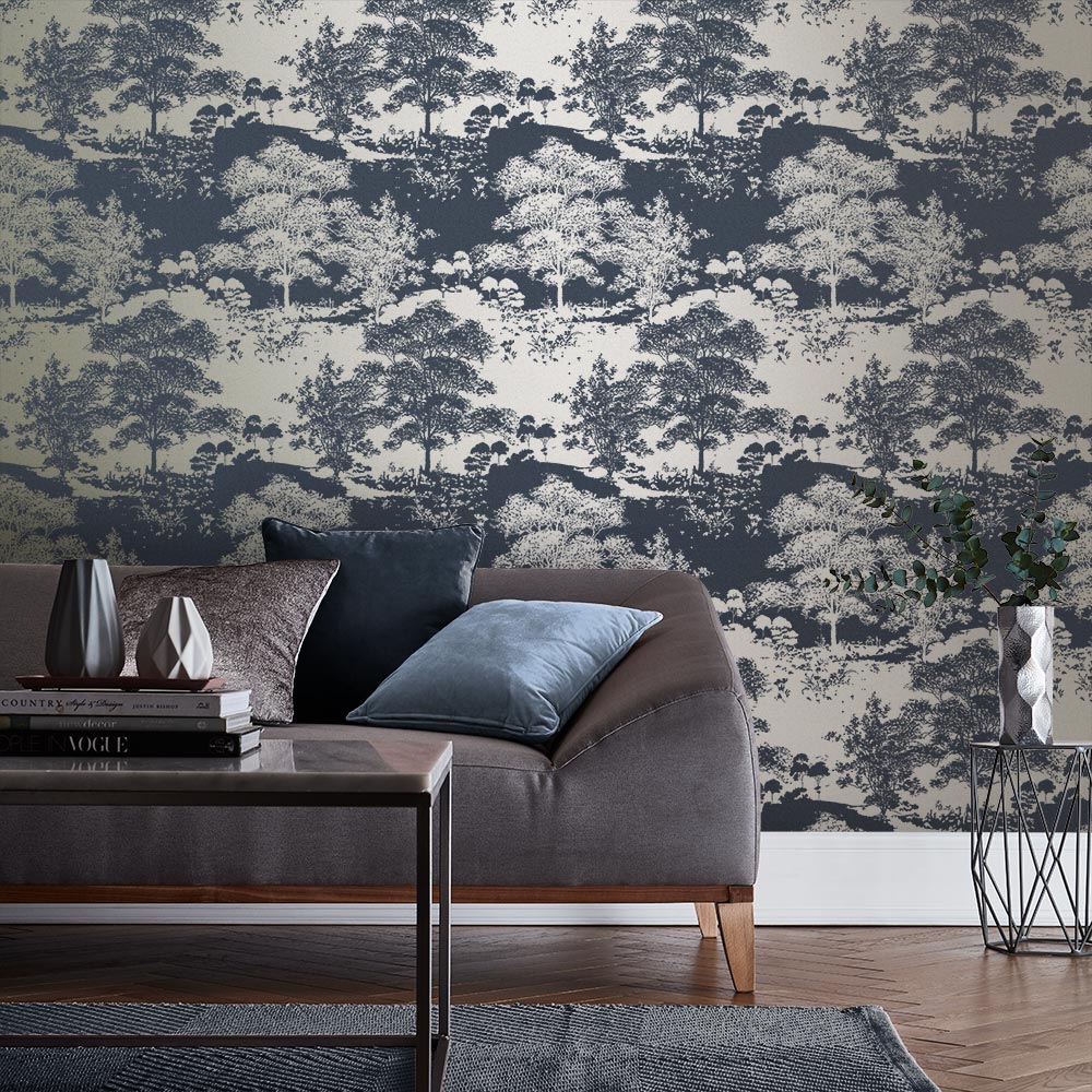 Acquire Graham & Brown Wallpaper Meadow Notte Removable Wallpaper_2