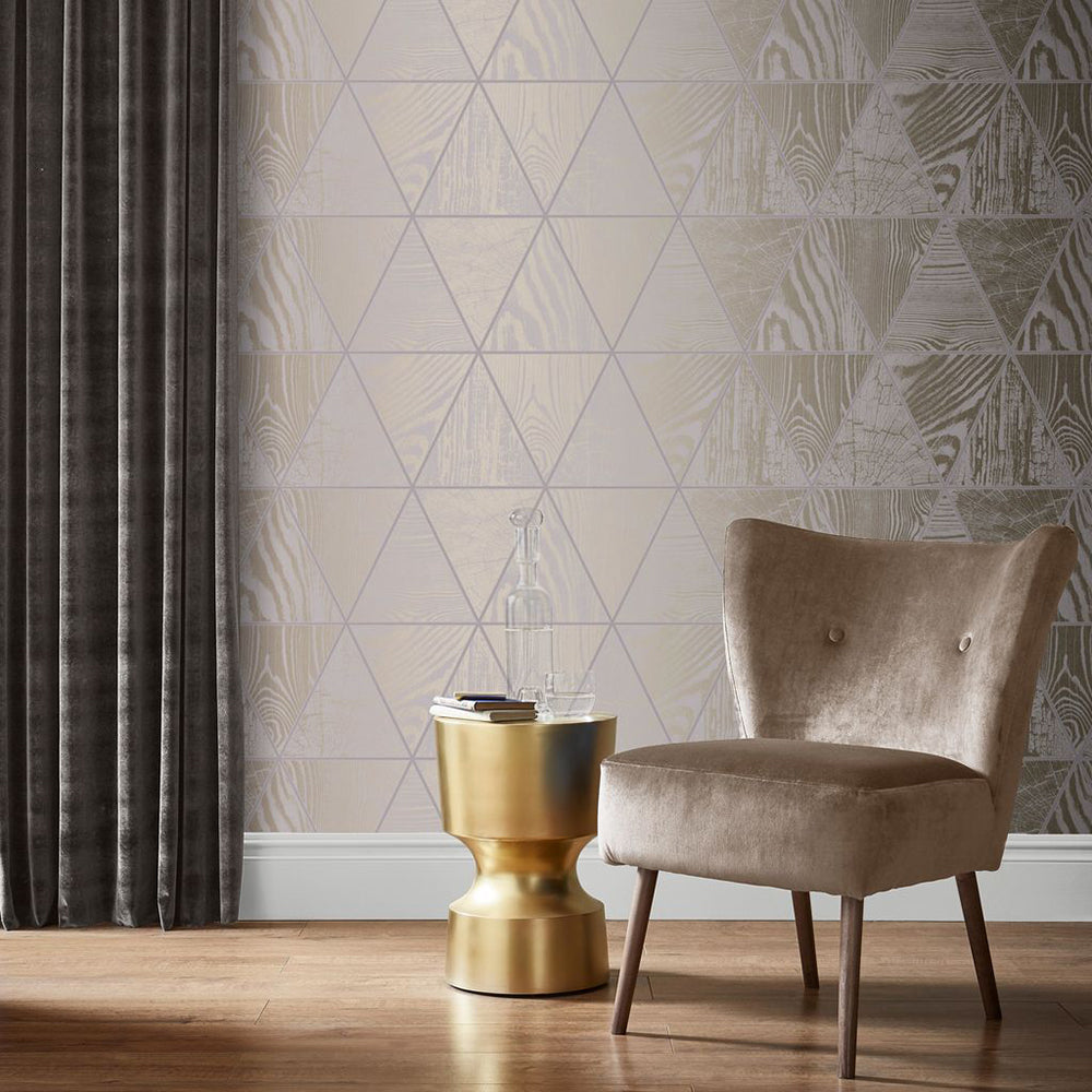 Looking for Graham & Brown Wallpaper Geo Grain Ash Removable Wallpaper_2