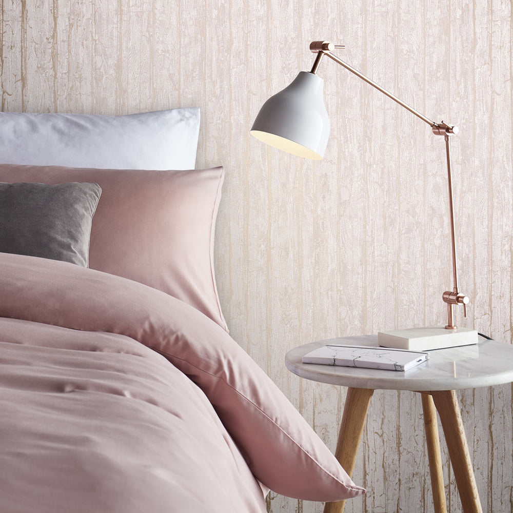 Save on Graham & Brown Wallpaper Grain Texture Cherry and Rose Gold Removable Wallpaper_2