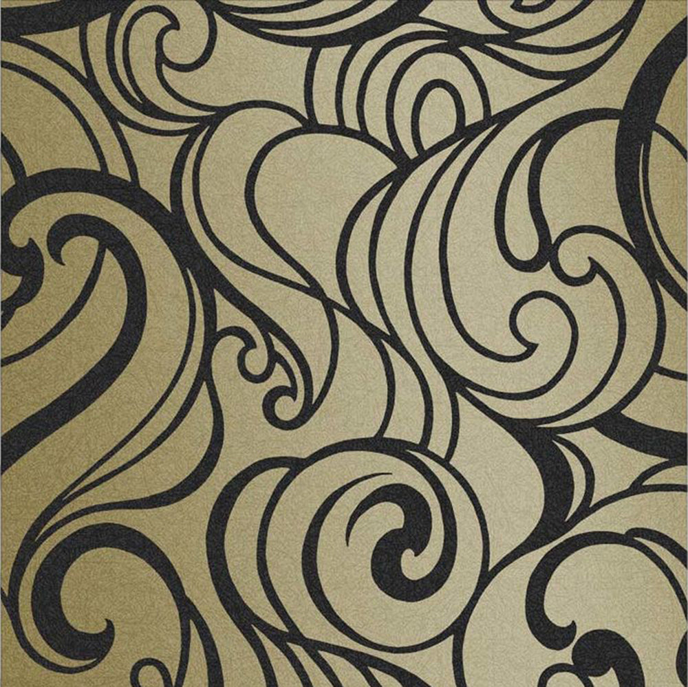 Shop Graham & Brown Wallpaper Hula Swirl Guilded Removable Wallpaper