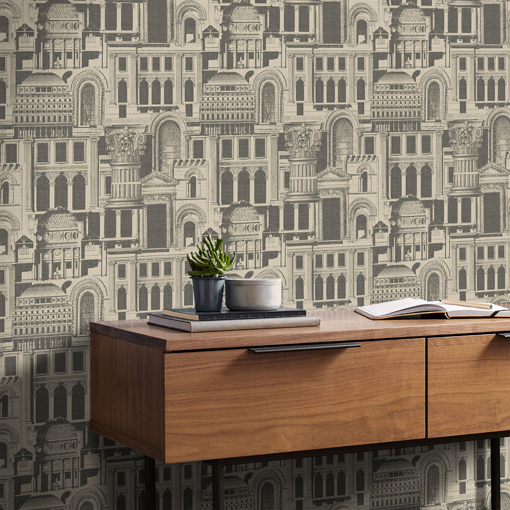 Order Graham & Brown Wallpaper Quarters Sepia Removable Wallpaper_2