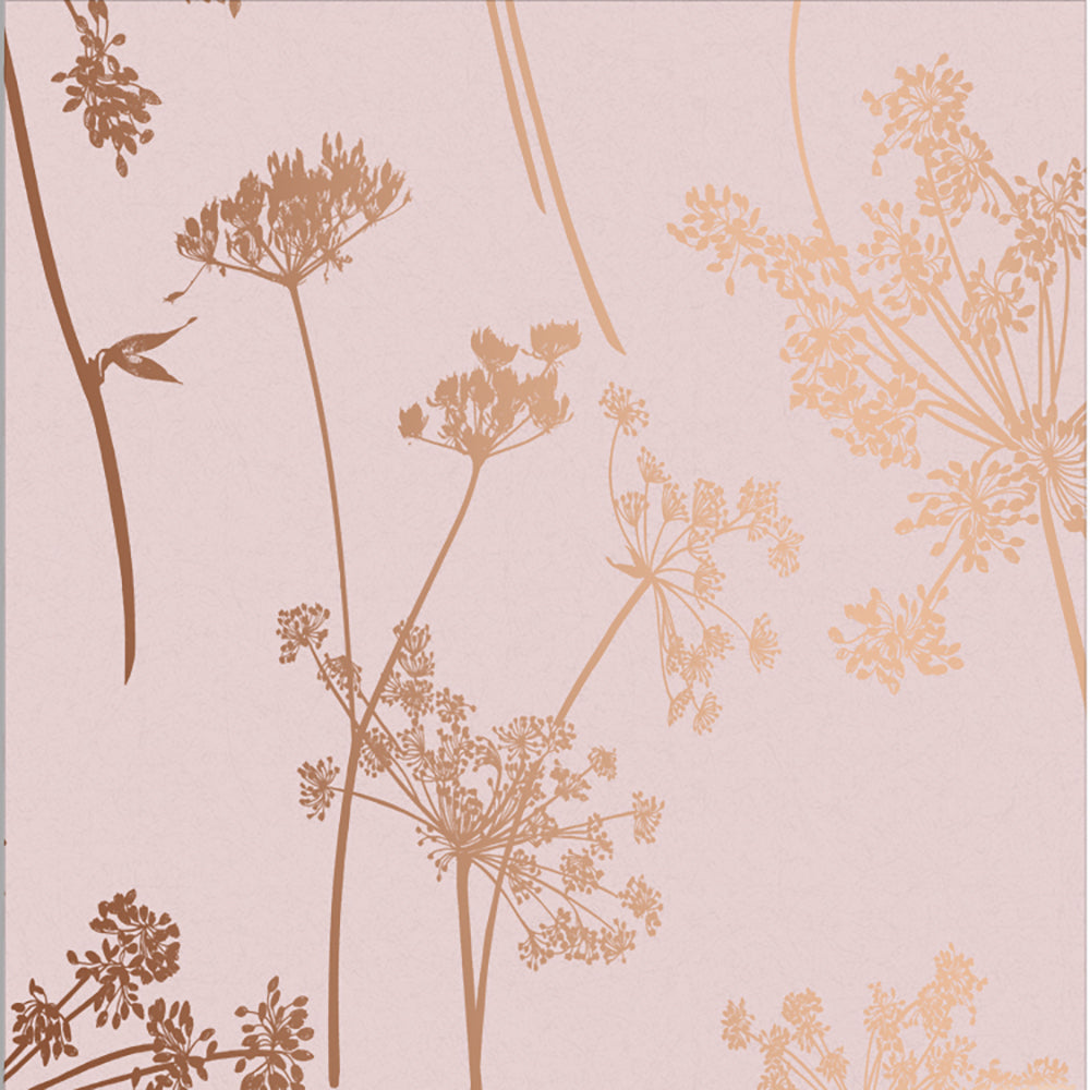 View Graham & Brown Wallpaper Anthriscus Blush Removable Wallpaper