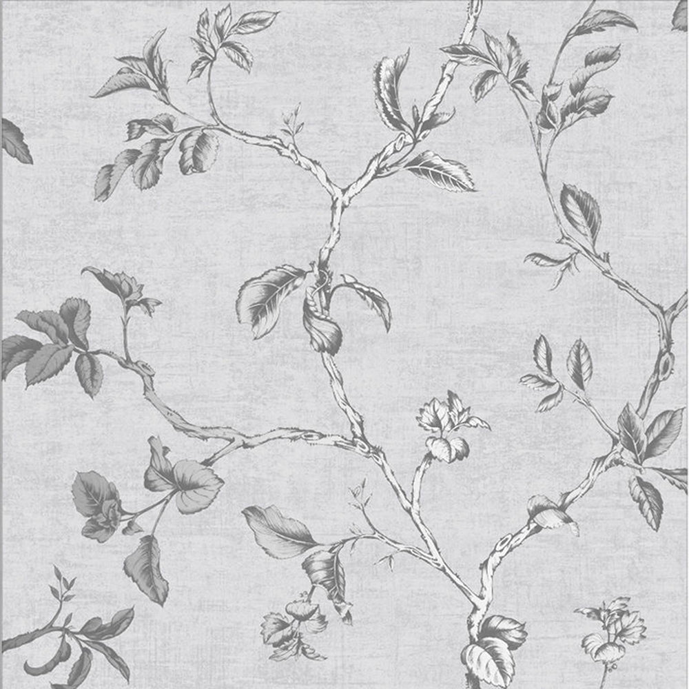 Search Graham & Brown Wallpaper Twining Silver Removable Wallpaper