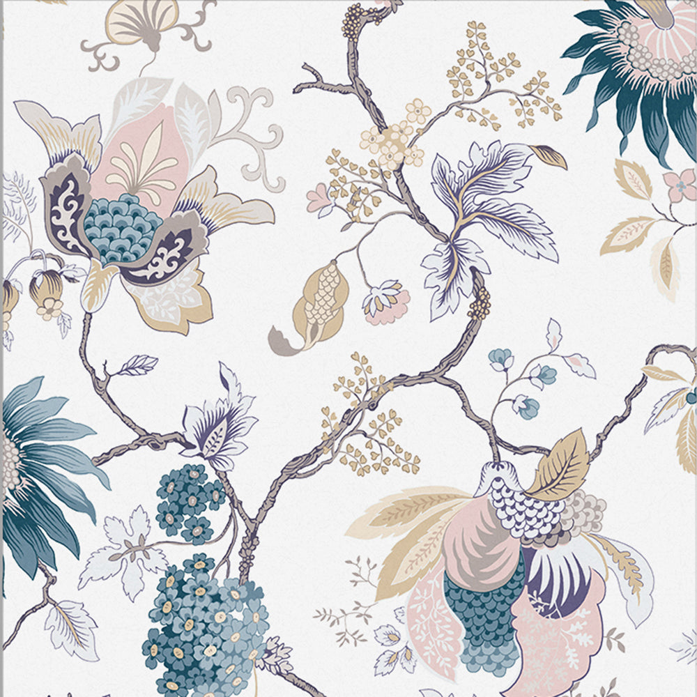 Search Graham & Brown Wallpaper Bordado Dusk Removable Wallpaper