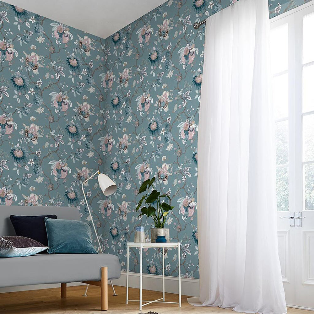 Acquire Graham & Brown Wallpaper Bordado Aegean Removable Wallpaper_2