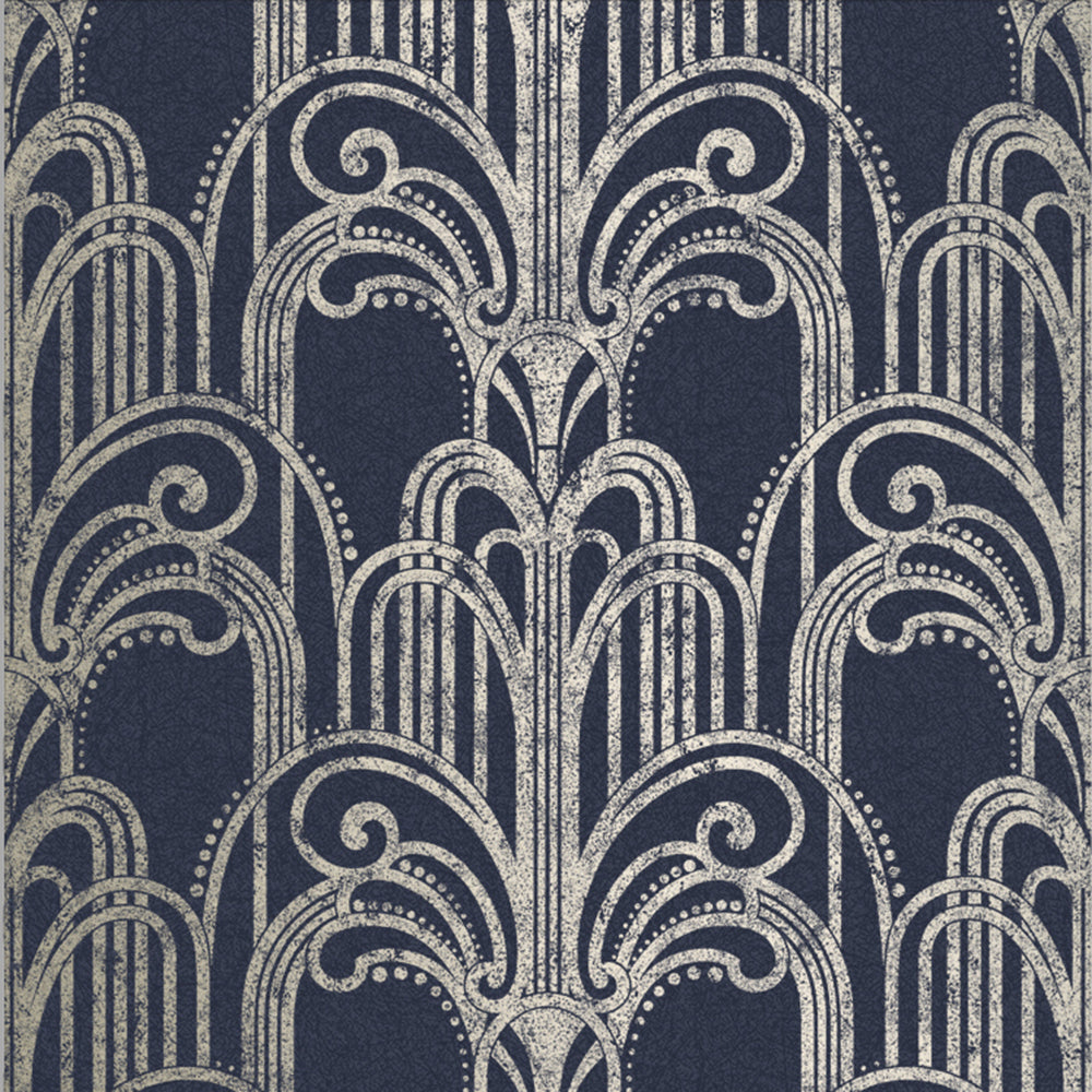 Find Graham & Brown Wallpaper Art Deco Midnight Removable Wallpaper