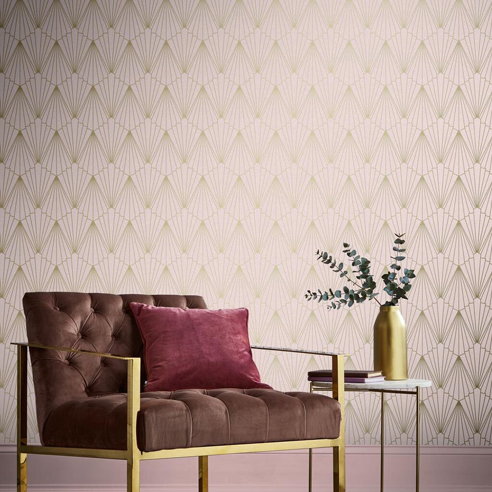 Find Graham & Brown Wallpaper Rene Blush Removable Wallpaper_2