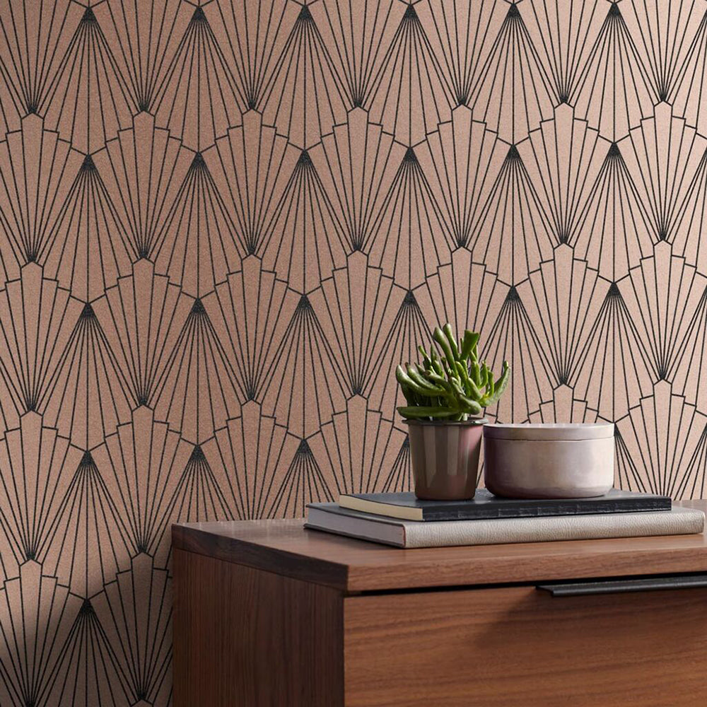 Purchase Graham & Brown Wallpaper Rene Rose Gold Removable Wallpaper_2