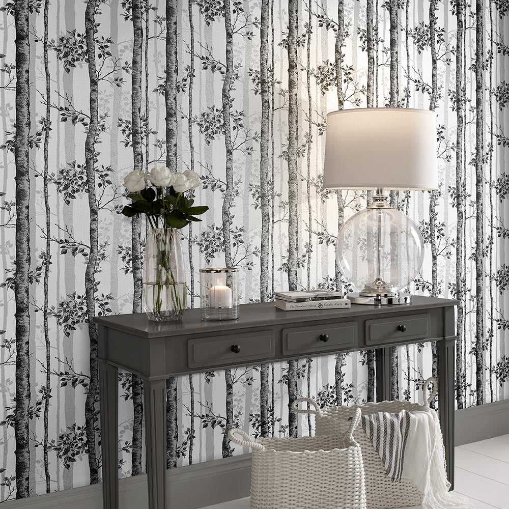 Looking for Graham & Brown Wallpaper Albero Black and White Removable Wallpaper_2